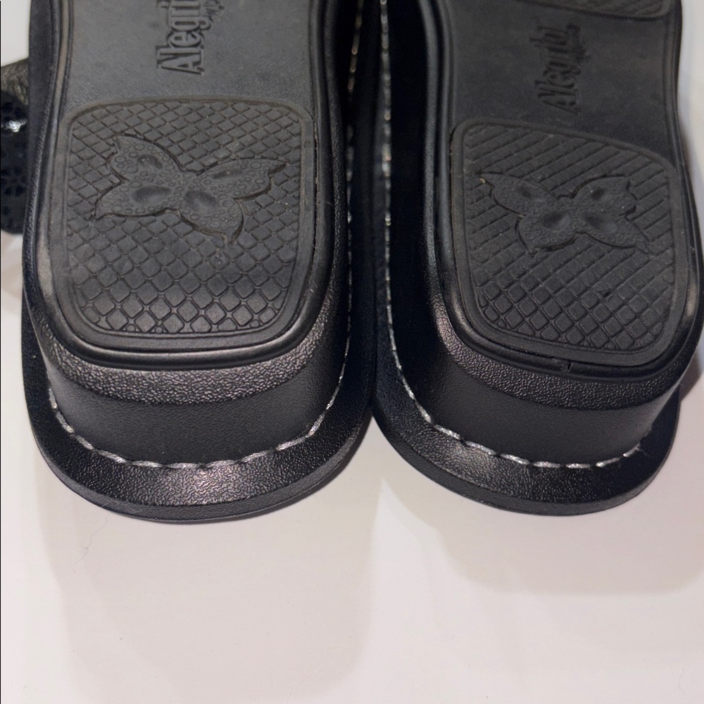 Alegria Black Women's Sandals - Picture 7 of 11